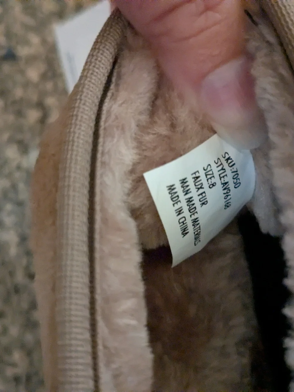 Women’s Plush-Lined Short Boots in Taupe